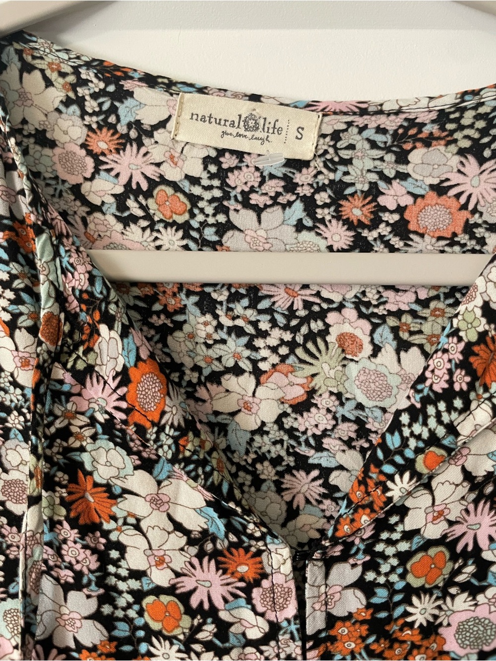 Natural Life Floral Mini Dress - Picture 2 of 3